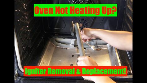 how to remove igniter from ge gas oven